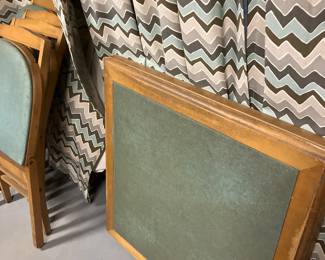 Vintage card table and chairs