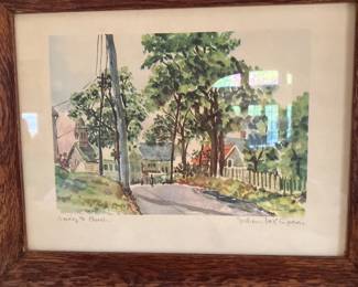 William mck Spierer
Water color the picket fence