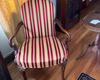 Stripe chair from B Altmans