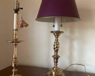 Brass lamps