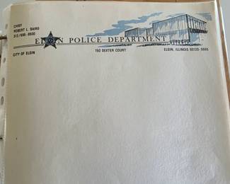 Elgin paper memorabilia