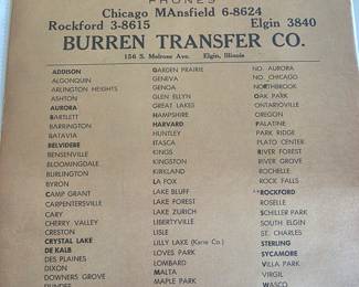 Elgin paper memorabilia