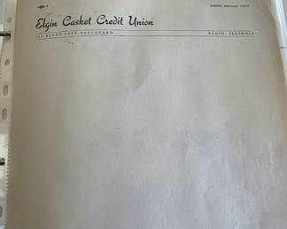 Elgin paper memorabilia