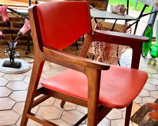 Pair of MCM - Gunlocke Walnut chairs - near perfect condition