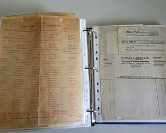 Elgin paper memorabilia