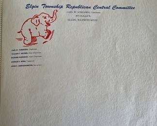 Elgin paper memorabilia