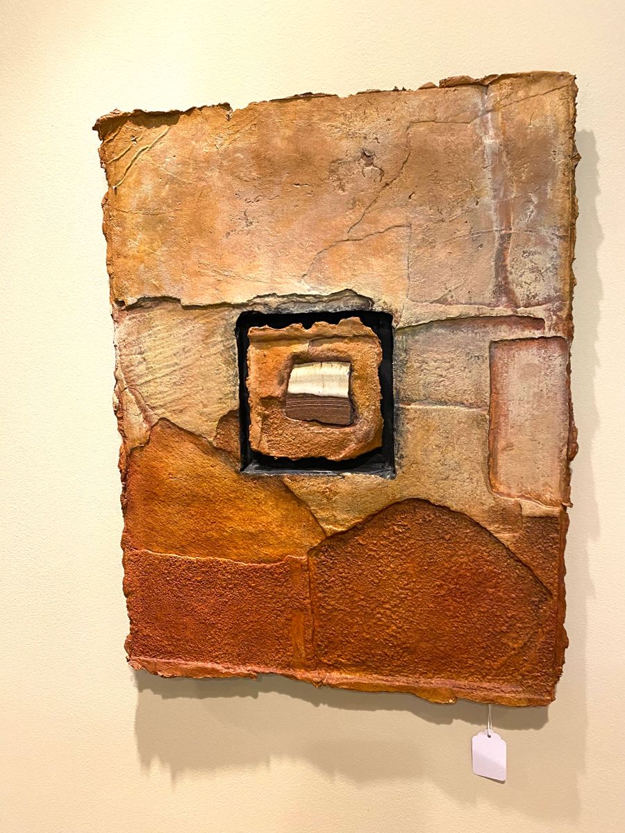 Handmade paper sculpture by Christen L. Weathers