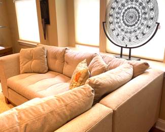 Arhaus sectional sofa
