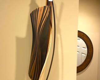 Signed Kurt Ruby wood sculpture