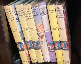 Vintage Hardy Boys books