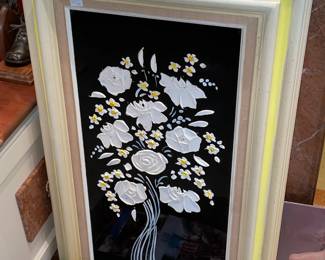 Framed Artwork Painted On Acrylic Board