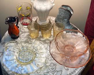 Assorted Depression Glass