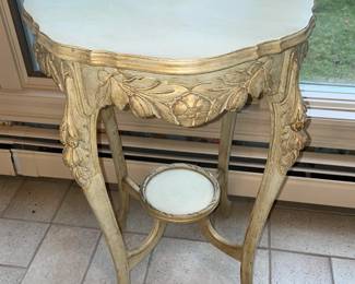 Carved End Table (2 Available)
