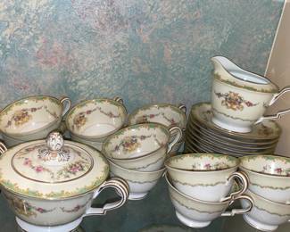 Large "Greenbrier" China Set By Noritake