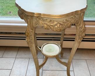 Carved End Table (2 Available)