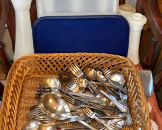 Vintage Tupperware Containers & Flatware