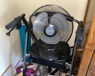 Table Fan W/ Rolling Walker