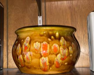 Speckled Pottery Planter