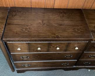Country Dresser W/ White Porcelain Knobs (2 Available)