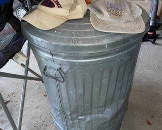 Metal Trash Can
