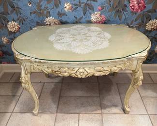 Carved Coffee Table