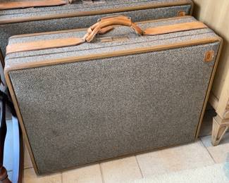 Assorted Vintage Hartman Luggage W/ Leather Straps