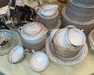 Large "Brewster" China Set By Noritake