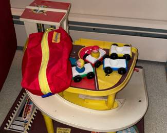 Vintage Fisher Price Garage Playset