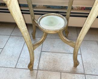 Carved End Table (2 Available)