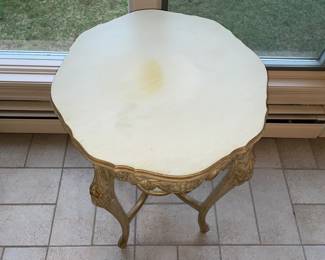 Carved End Table (2 Available)