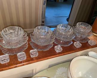 Crystal Flower Bowls