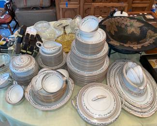 Large "Brewster" China Set By Noritake
