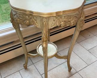 Carved End Table (2 Available)