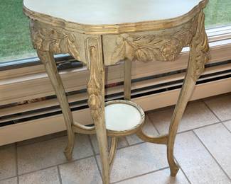 Carved End Table (2 Available)