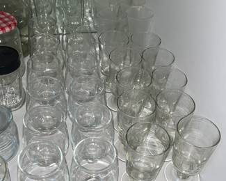 Assorted Kitchenware (Glass, China, Dishware, Mugs, Etc.)