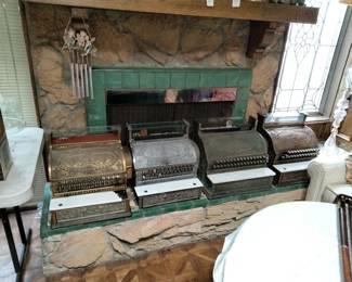 antique brass cash registers