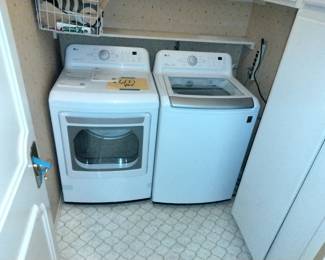 barely used 2021 lg washer and dryer