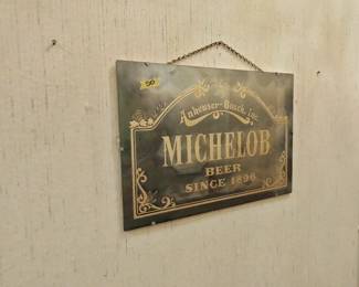 michelob beer sign
