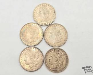 1300 5 1879 Morgan Silver Dollar