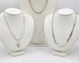 909 4 .925 Sterling Silver Necklaces, 113.82g