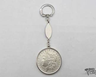 1314 Morgan Silver Dollar 1888 Keychain