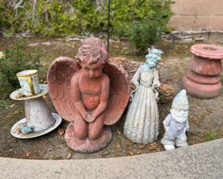 Vintage yard art