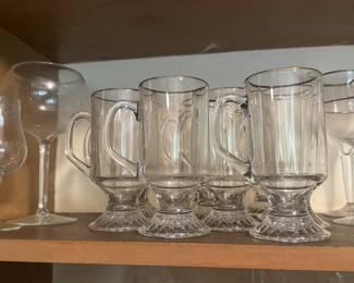 Vintage glassware