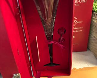 Waterford Crystal 12 days of Christmas flutes