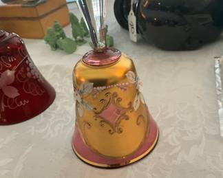 Bohemia Czech glass bells