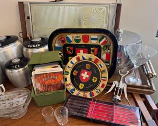 Mid century kitchenware