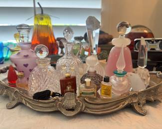 Vintage perfume bottle collection