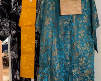 Vintage Japanese kimonos