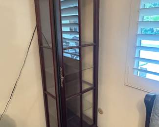 Vintage curio display cabinet