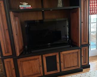Beautiful wall TV unit with great storage